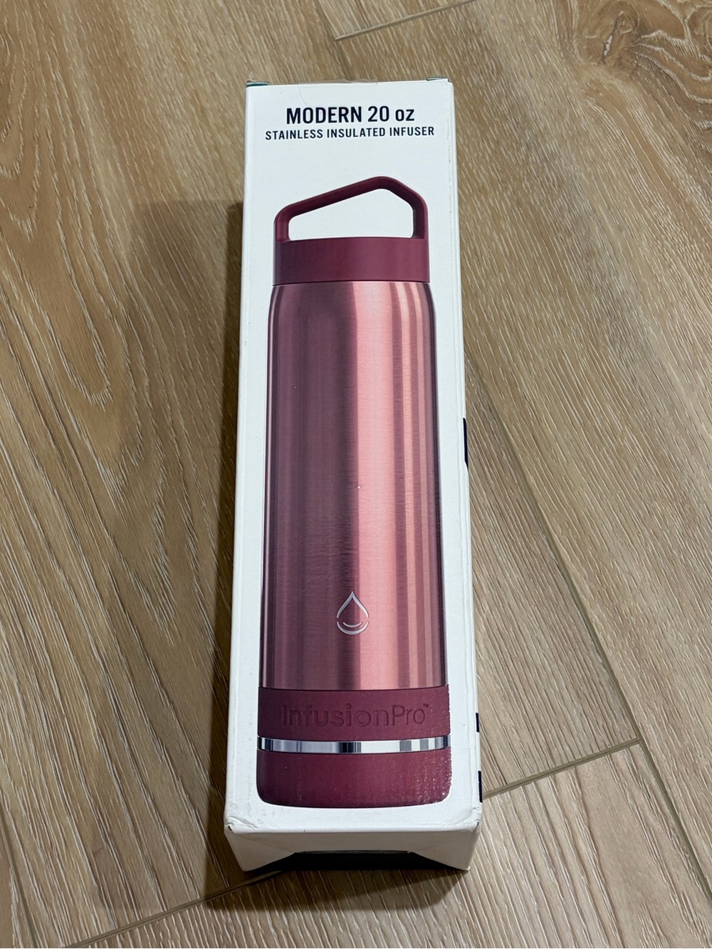 NEW - Infusion Pro 20 oz Stainless Insulated Infuser - Rose Metallic